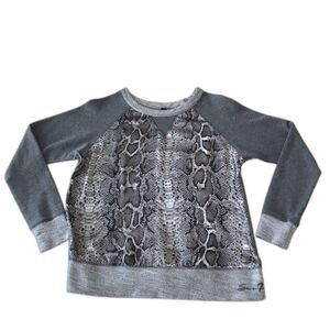 Seven7 Crewneck Sweatshirt Size Small Gray Y2K